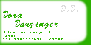 dora danzinger business card